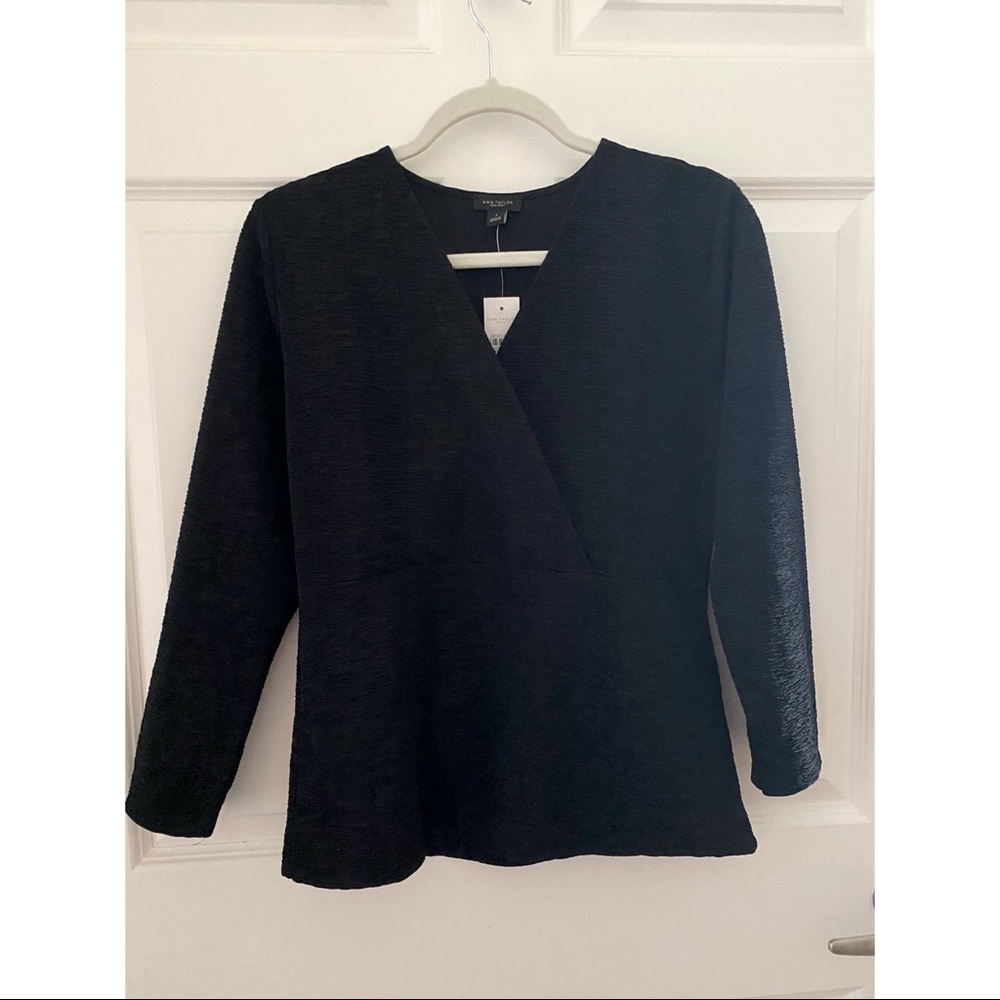 NWT Ann Taylor Factory Black Top